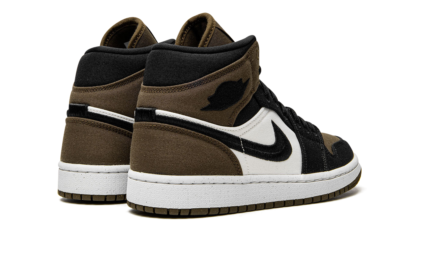 AIR JORDAN 1 MID SE WMNS "Olive Toe"