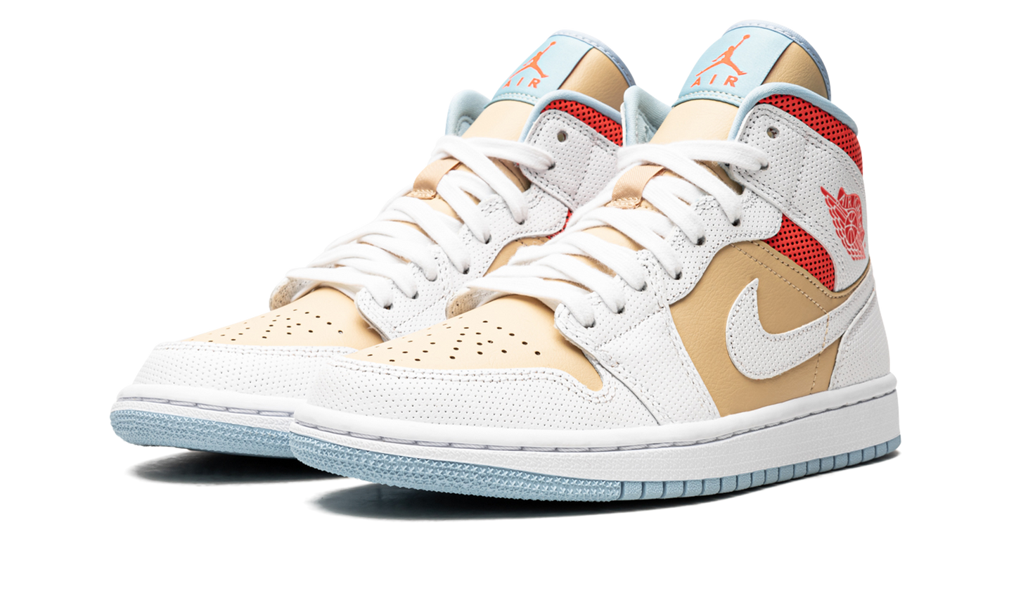 AIR JORDAN 1 MID SE WMNS "“Sesame”"