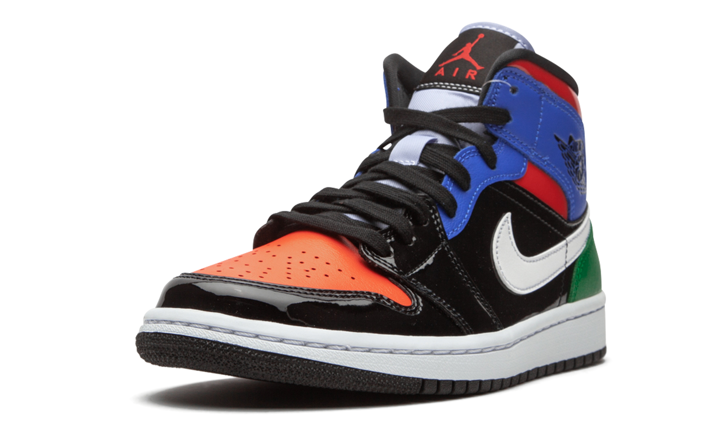 AIR JORDAN 1 MID SE WMNS "Multicolor Patent"