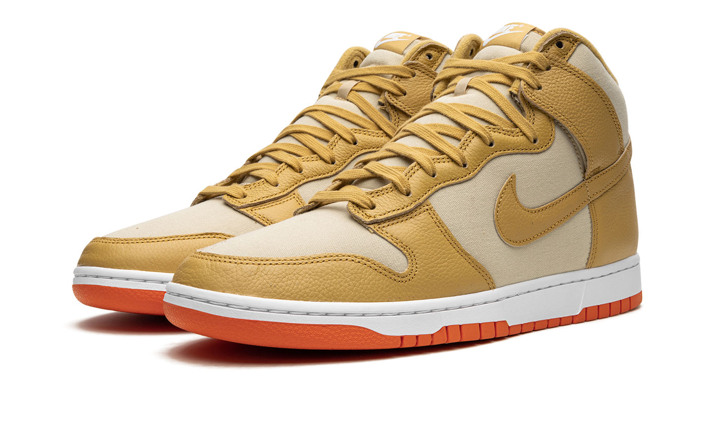 Dunk High "Gold Canvas"