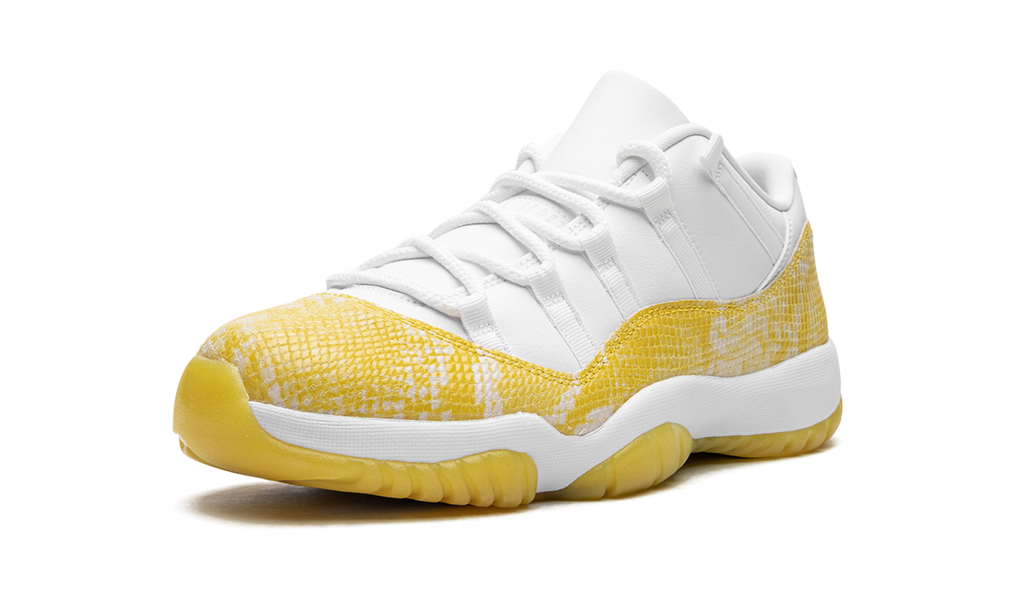 AIR JORDAN 11 LOW WMNS "Yellow Snakeskin"