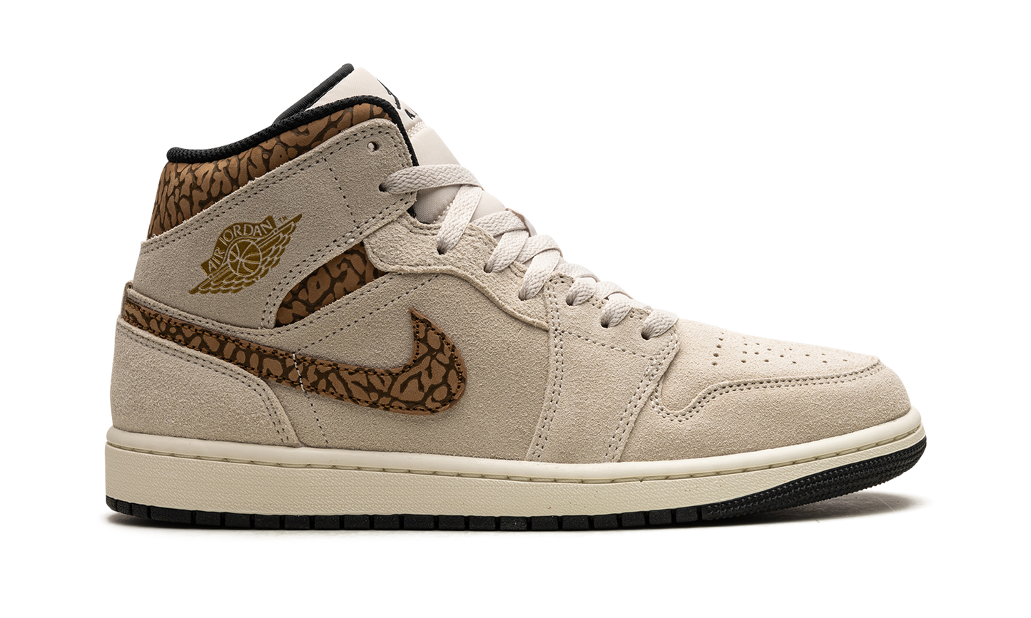 Air Jordan 1 Mid "Brown Elephant"