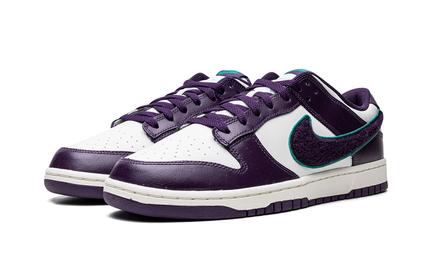 Dunk Low "Chenille Swoosh - Grand Purple"