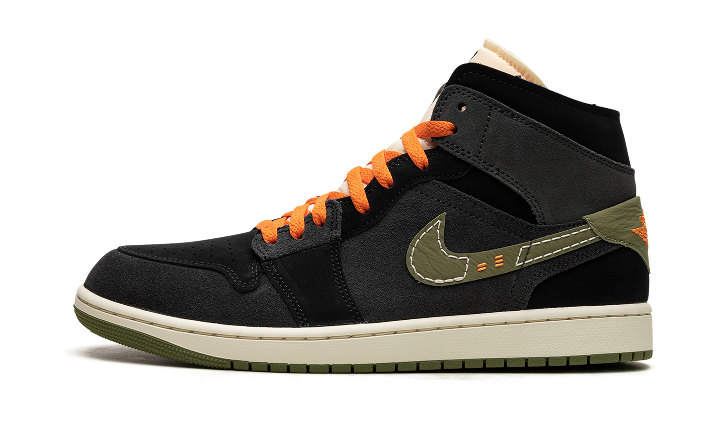 Air Jordan 1 Mid SE Craft "Anthracite Light Olive"