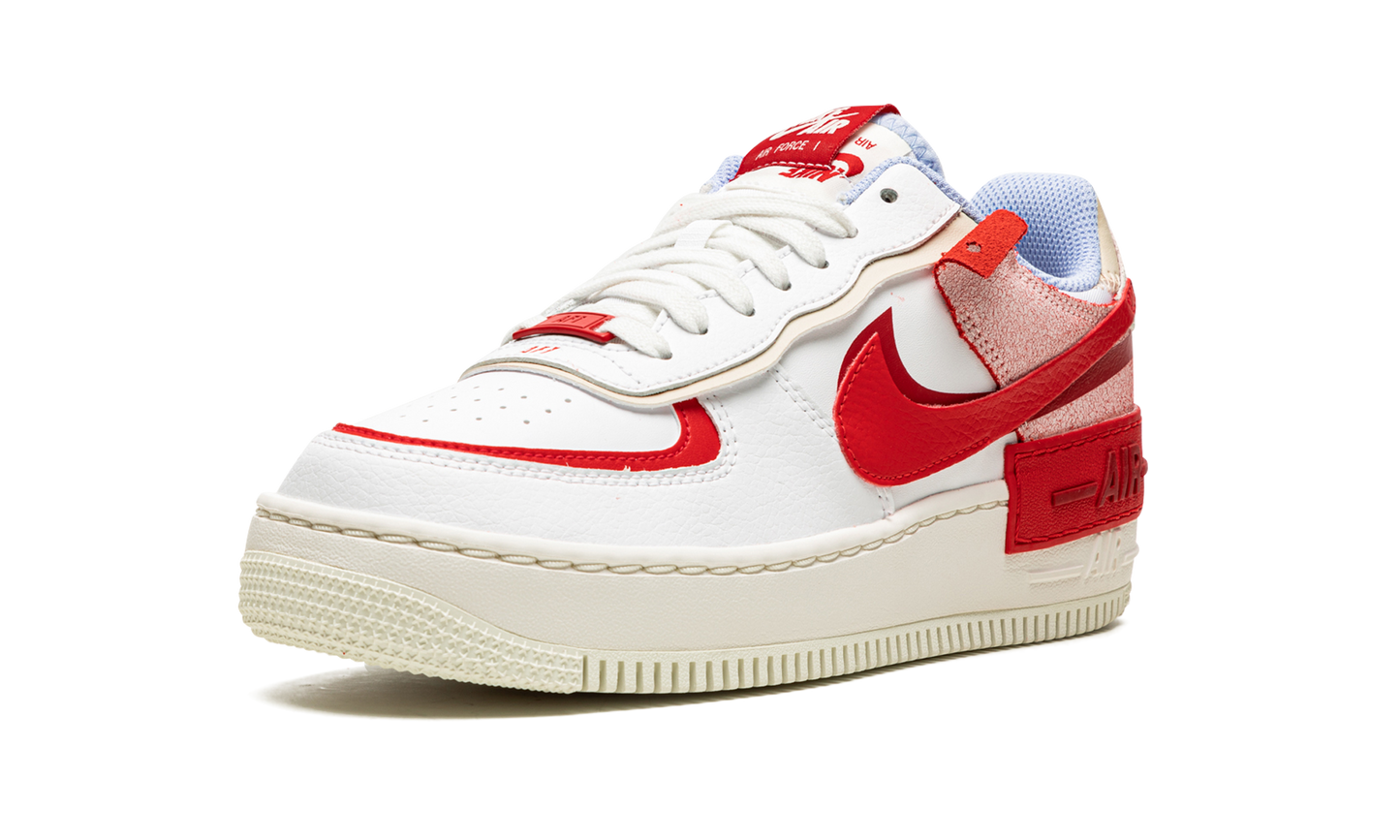 AIR FORCE 1 LO SHADO MNS WMNS "Red Cracked Leather"
