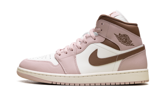 Jordan 1 Mid WMNS "Pink Oxford Brown"
