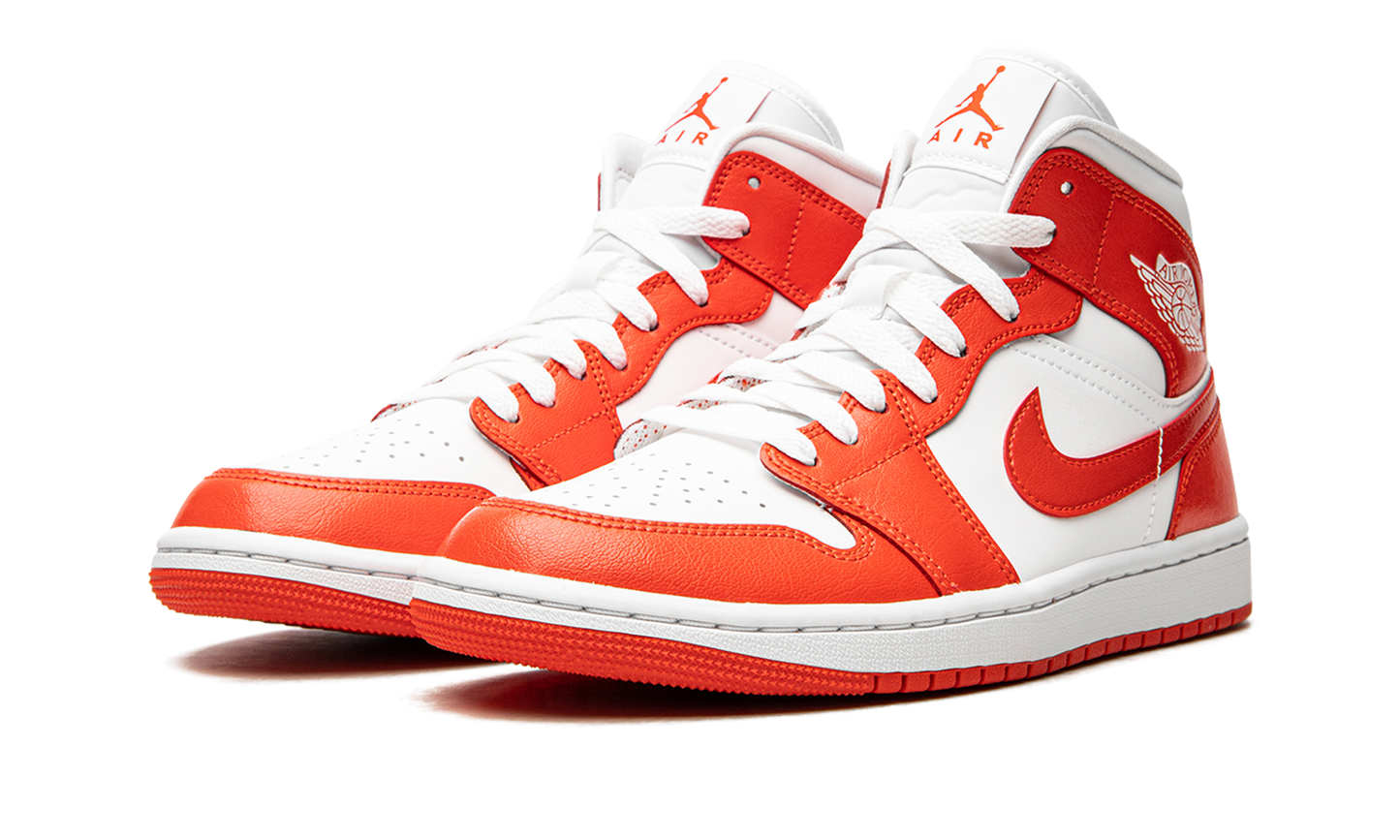 AIR JORDAN 1 MID WMNS "Habanero Red"