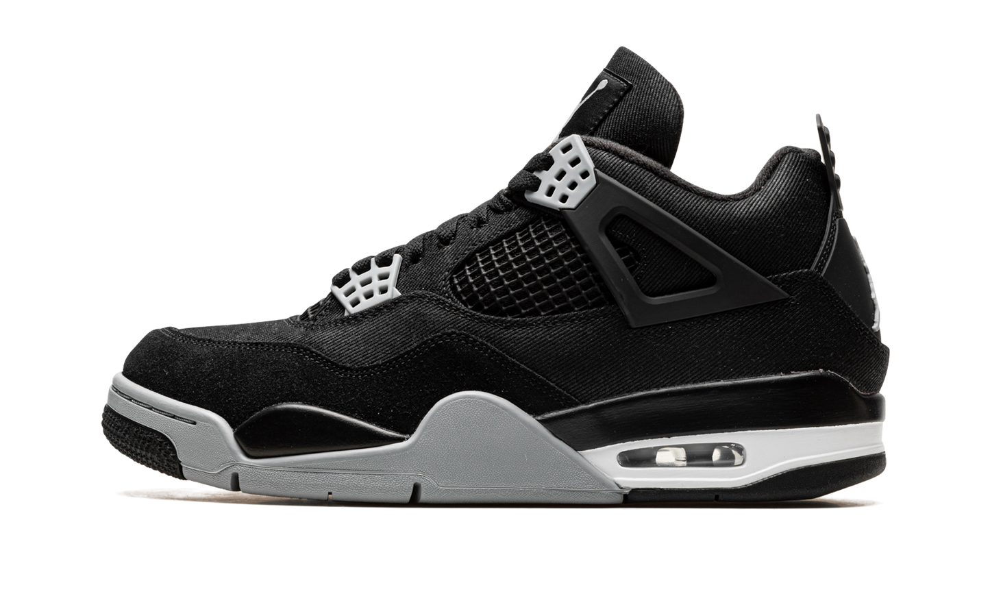Air Jordan 4 "Black Canvas"