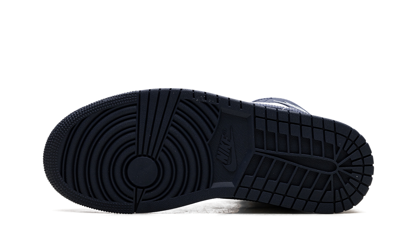 Jordan 1 Mid WMNS "Football Grey White Midnight Navy"