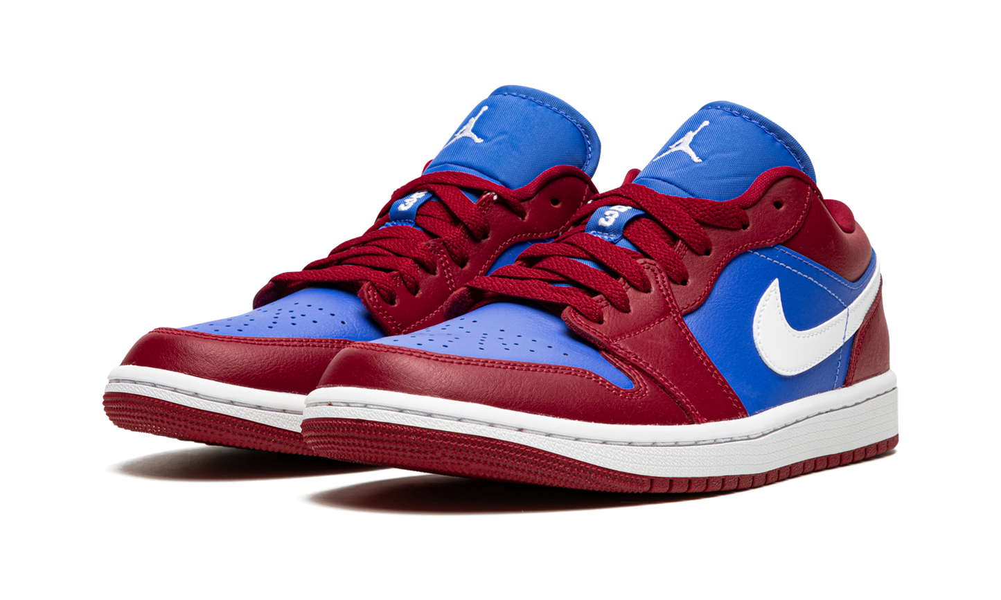 AIR JORDAN 1 LO WMNS "Pomegranate / Medium Blue"