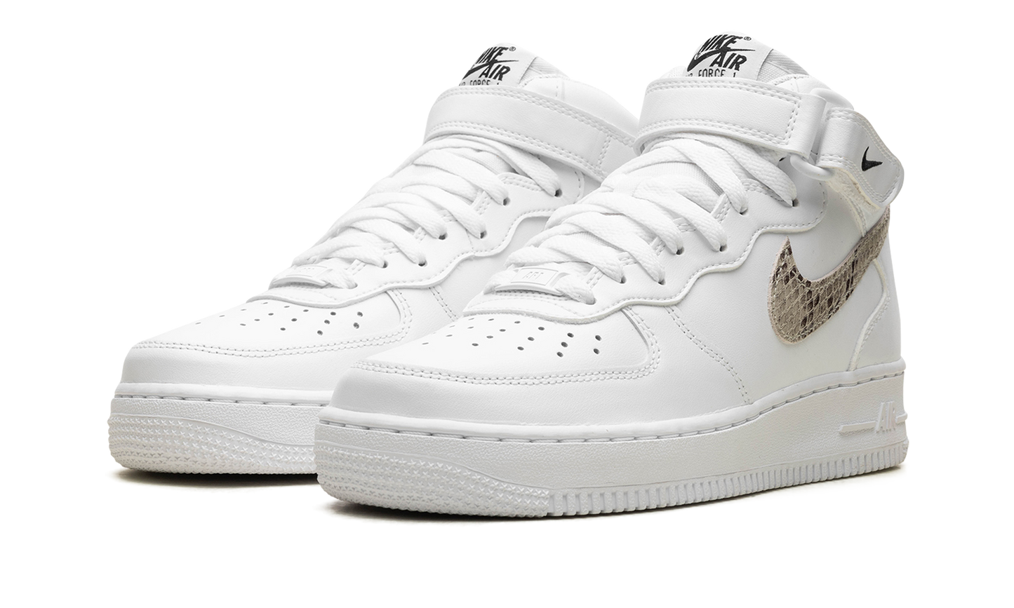 AIR FORCE 1 '07 MID WMNS "White Snake Swoosh"