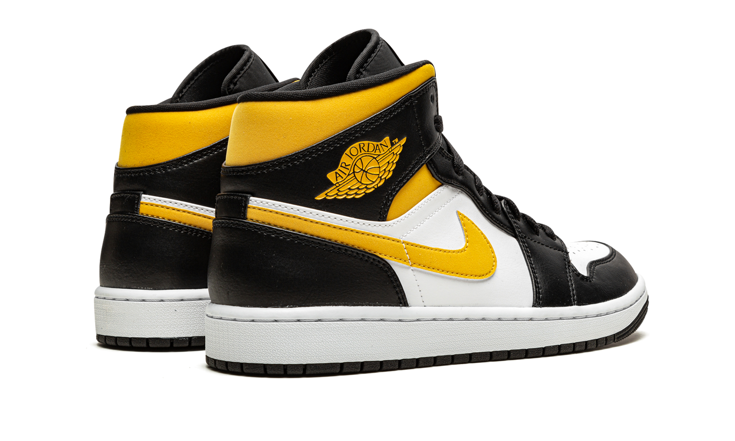 Air Jordan 1 Mid "White / Pollen / Black"