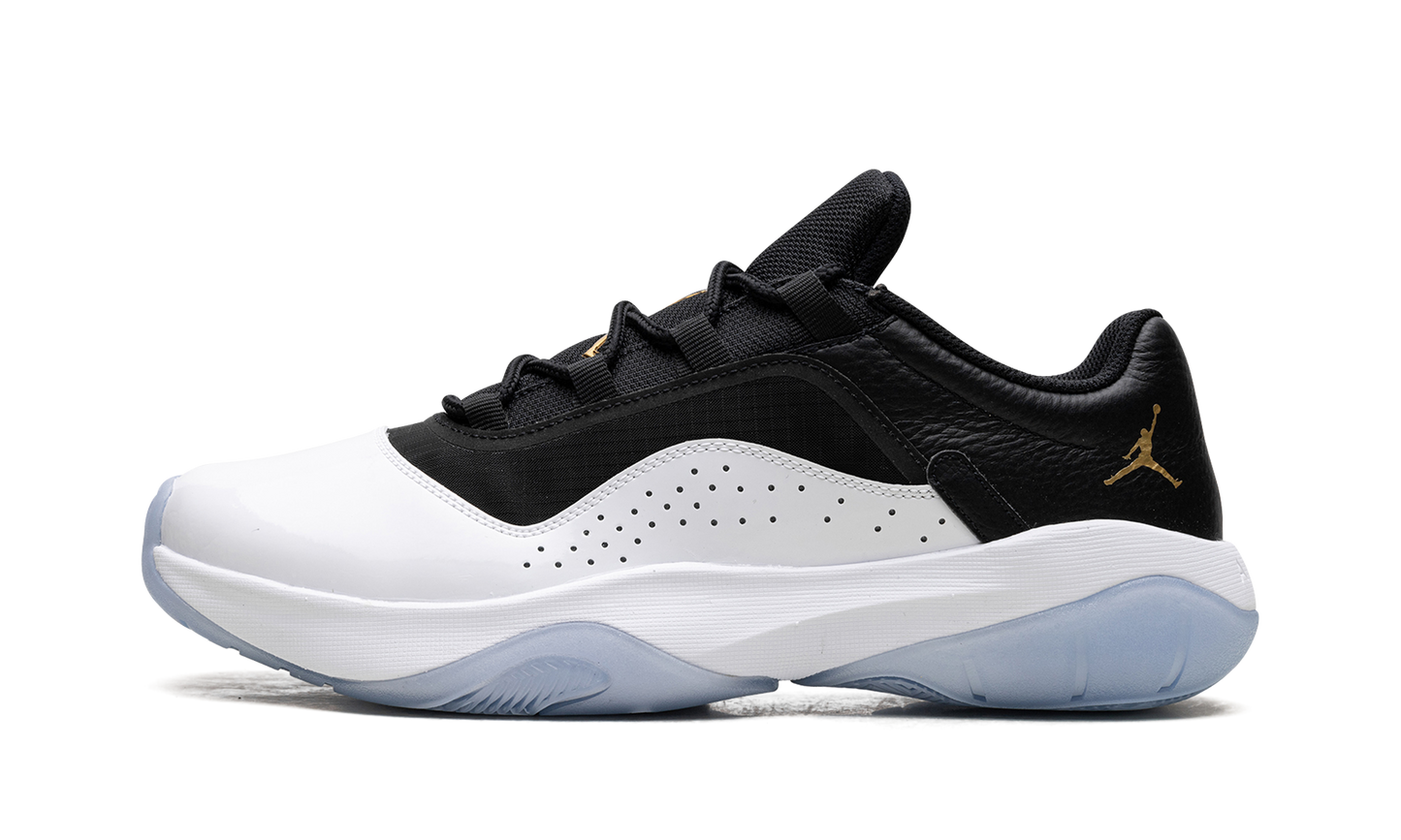 Air Jordan RETRO 11 CMFT LOW "BLACK WHITE GOLD"