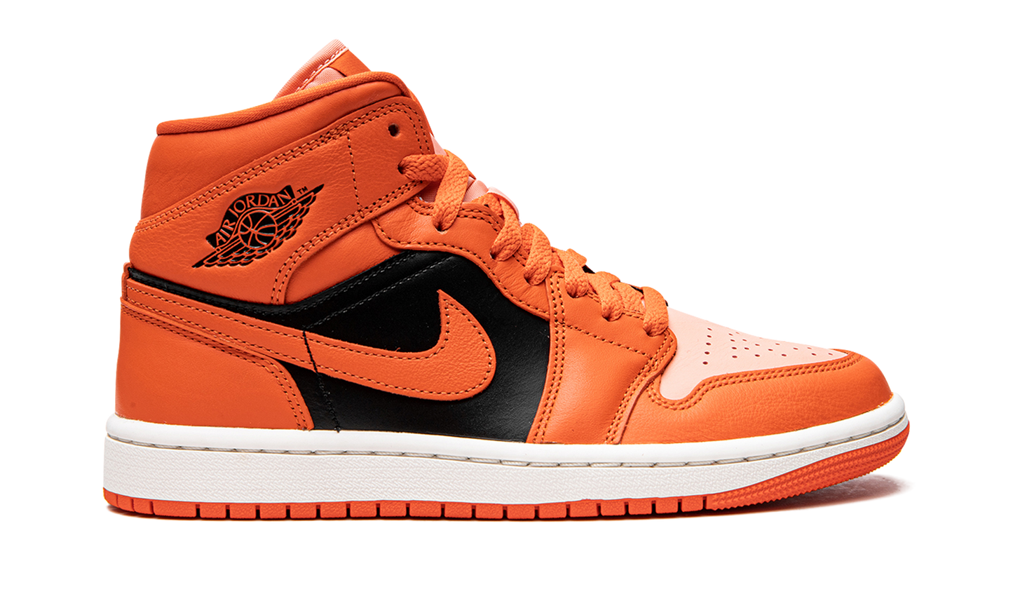 AIR JORDAN 1 MID SE WMNS "Orange / Black"