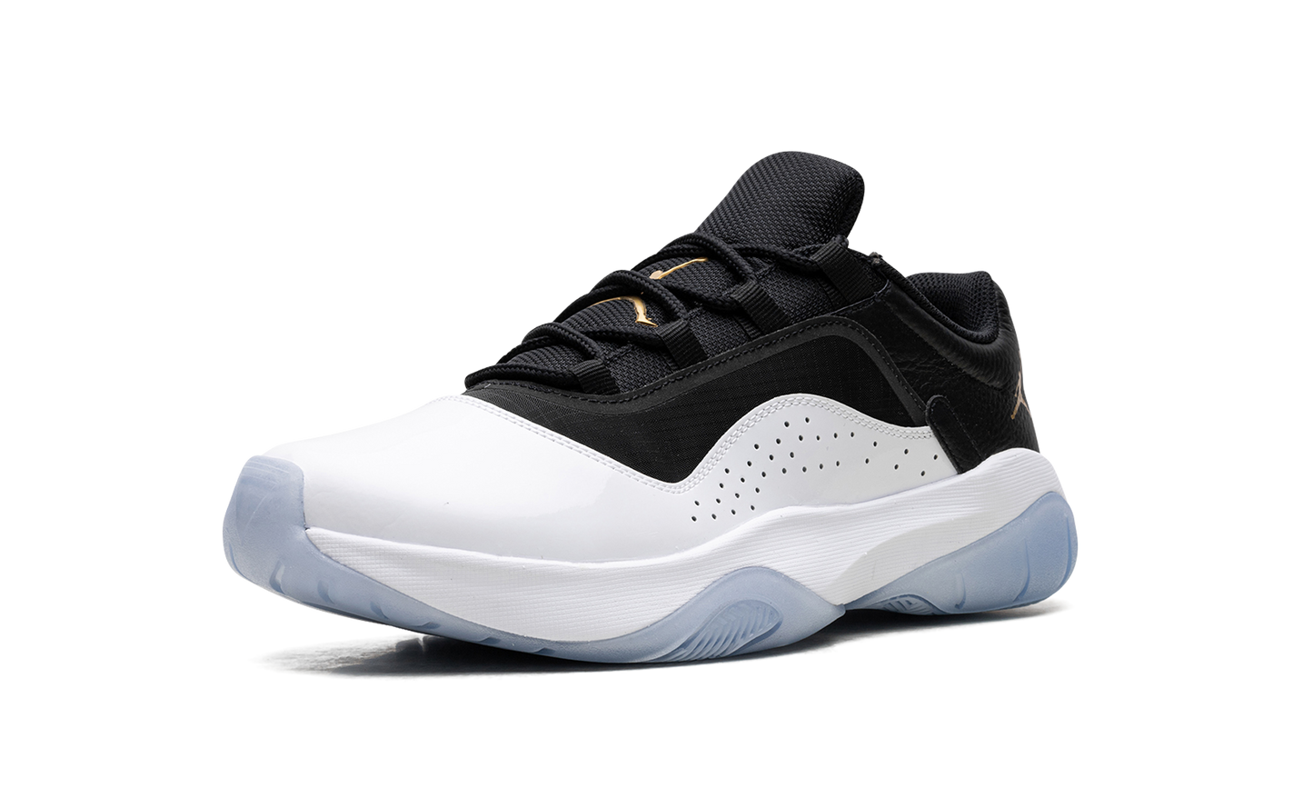 Air Jordan RETRO 11 CMFT LOW "BLACK WHITE GOLD"