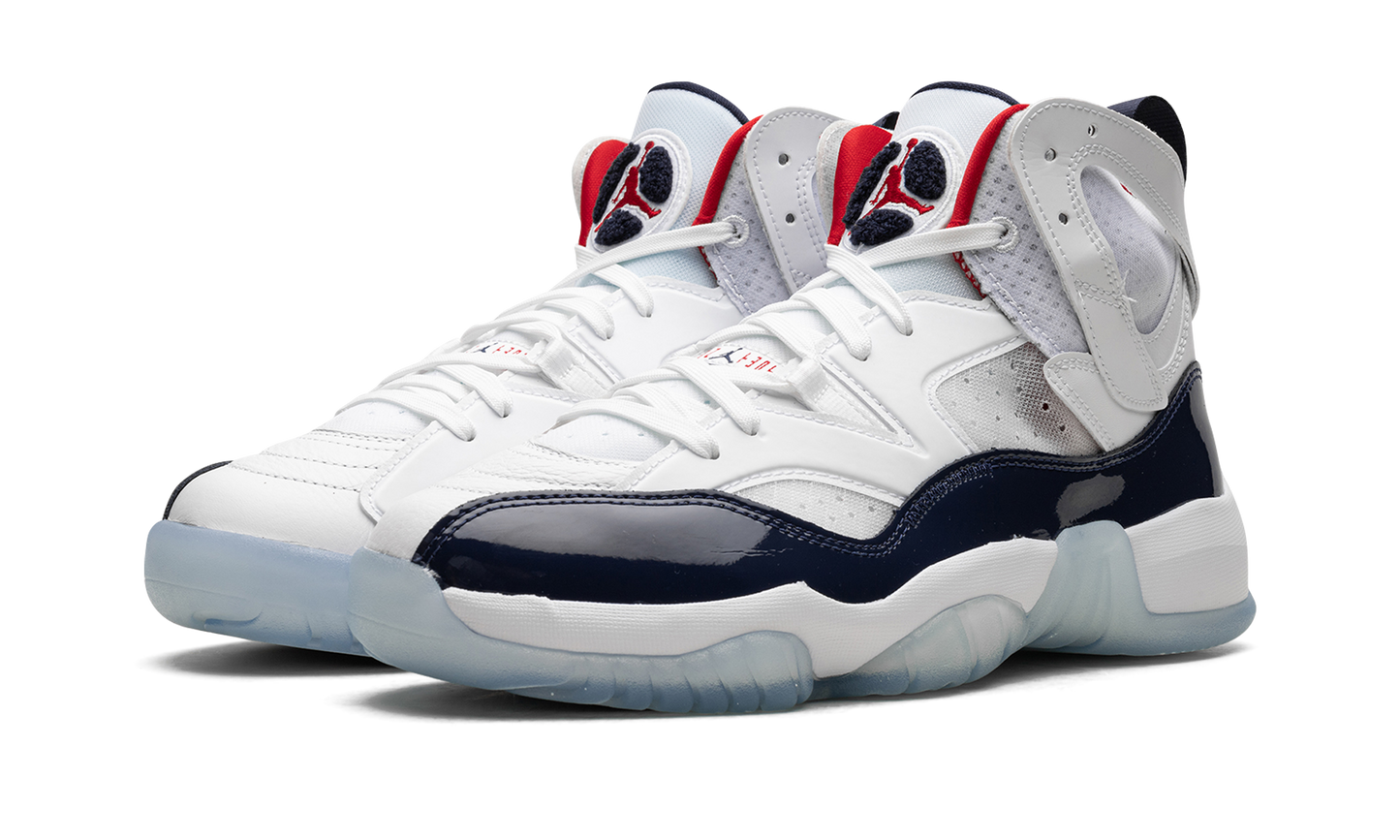 JUMPMAN TWO TREY "White / Navy / University Red"