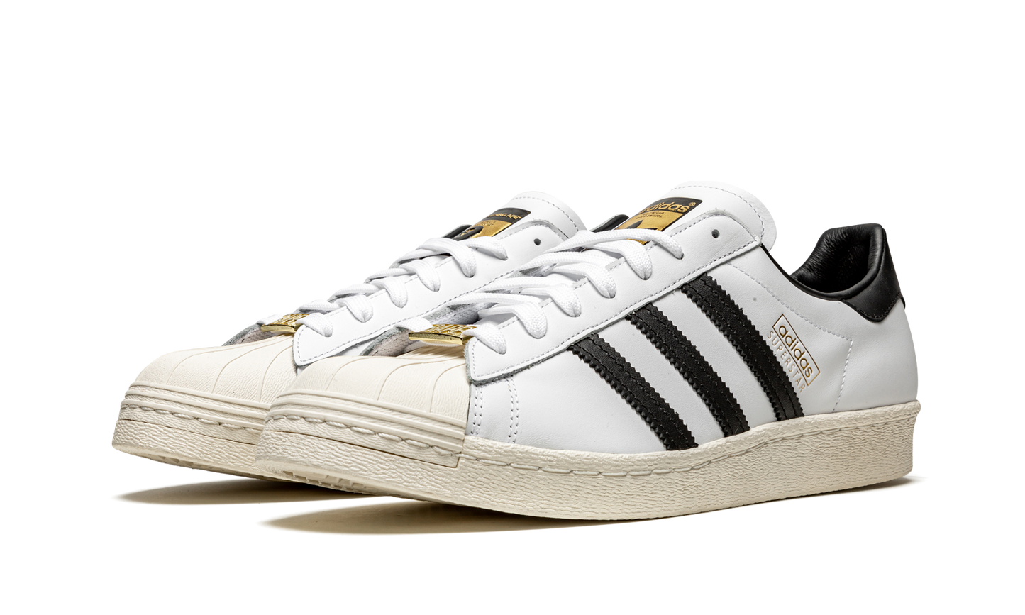 Superstar 80s "BAPE - White / Black"