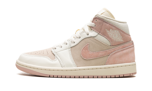 Air Jordan 1 Mid SE WMNS "Coconut Milk / Legend Pink"