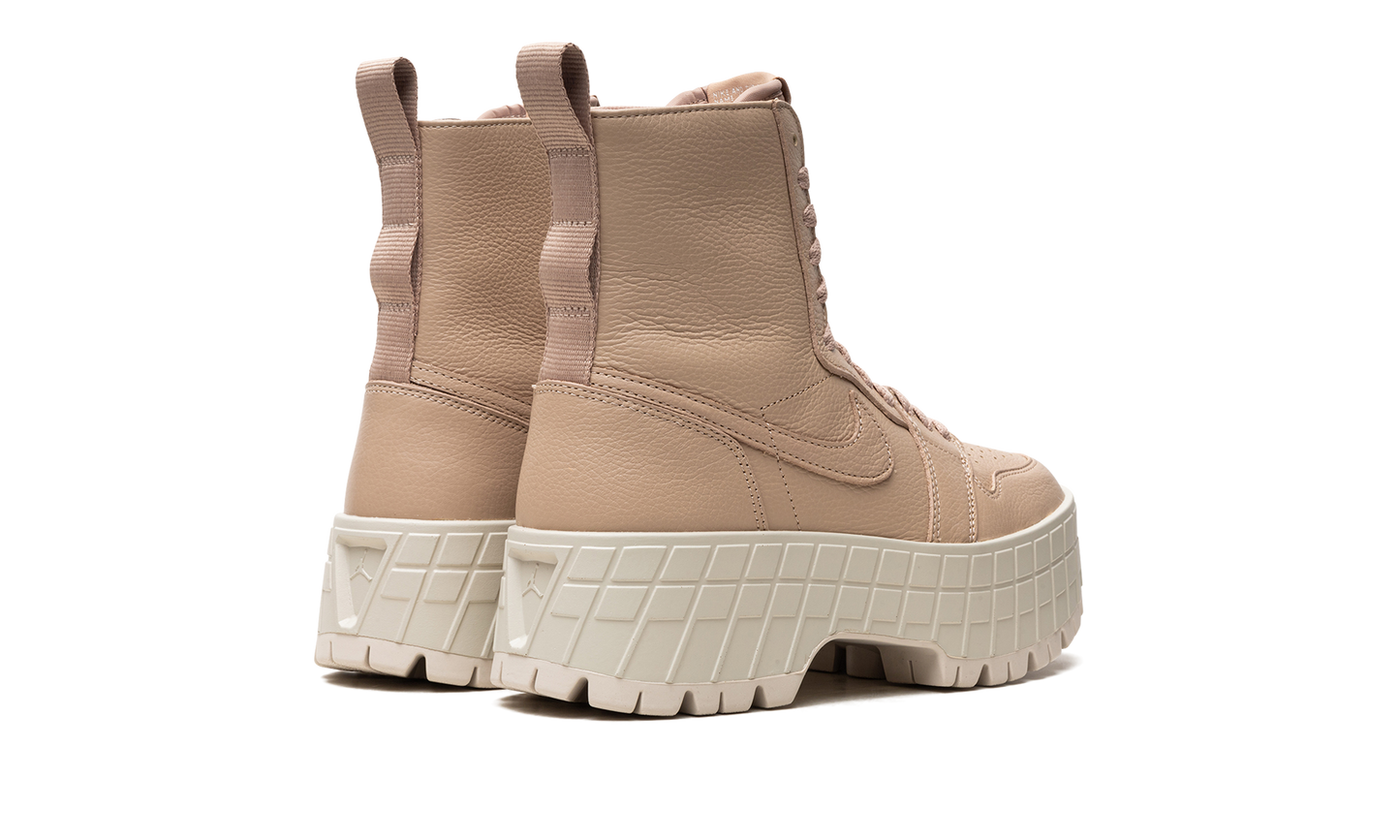 AIR JORDAN 1 BROOKLYN WMNS "Legend Md Brown/Lt Orewood Brn"