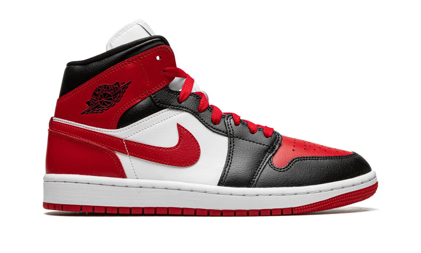 AIR JORDAN 1 MID WMNS "Alternate Bred Toe"