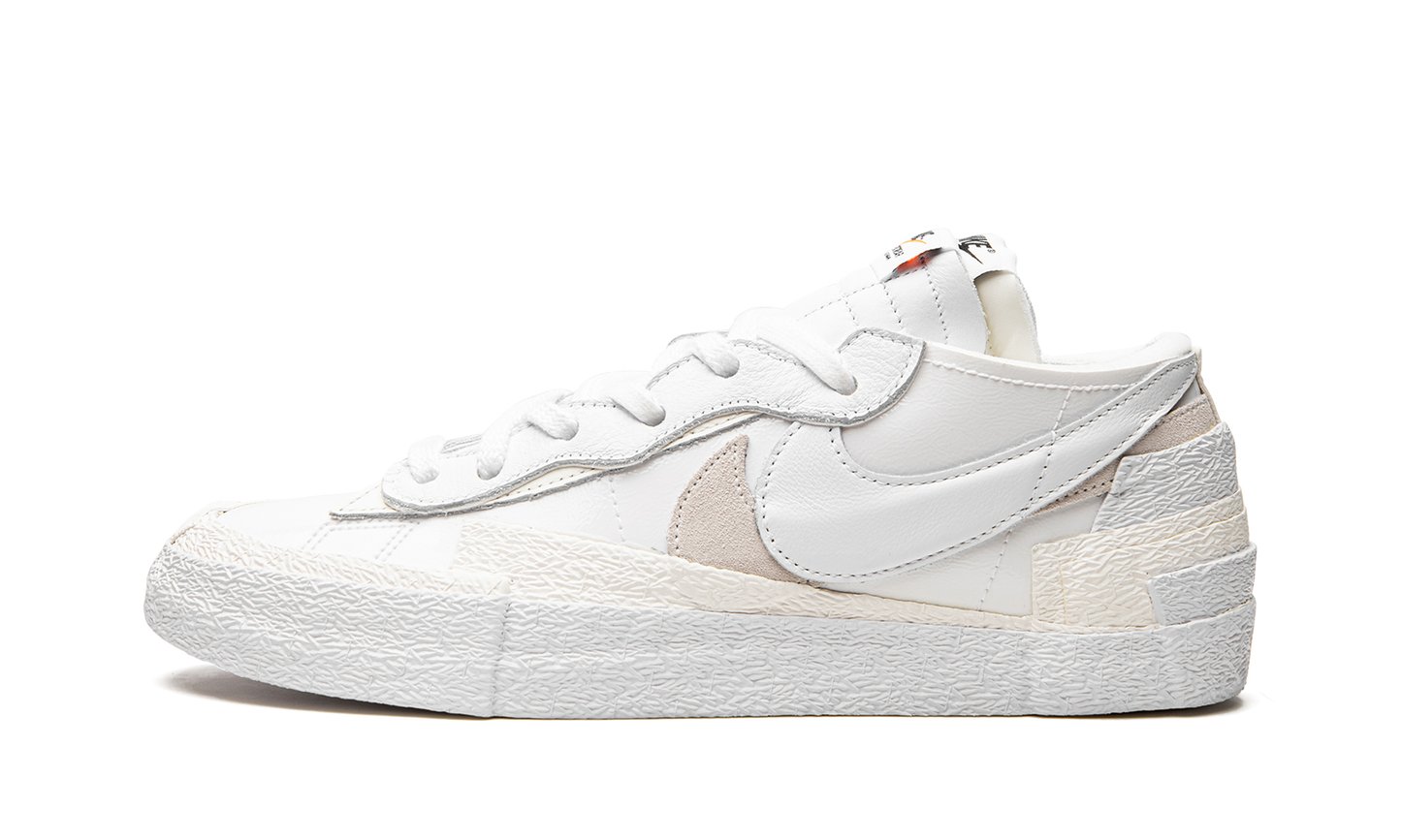 Blazer Low "Sacai - White Patent Leather"