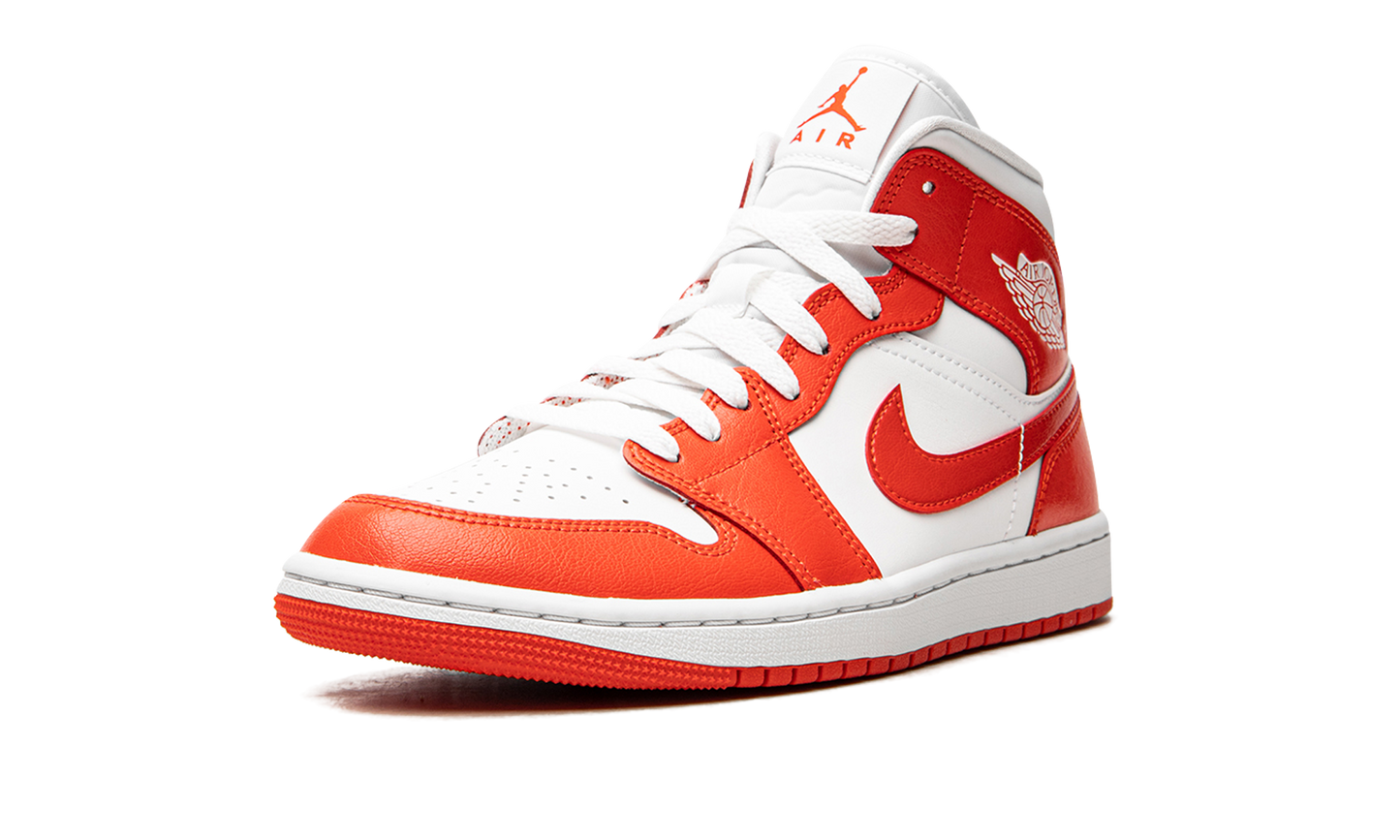 AIR JORDAN 1 MID WMNS "Habanero Red"