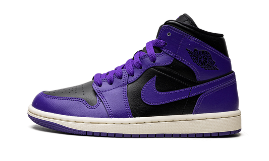 JORDAN 1 MID WMNS "Black/Purple"