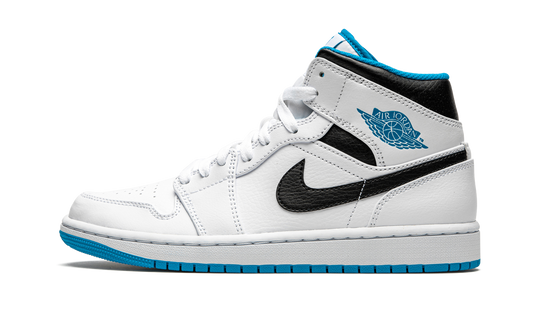 Air Jordan 1 Mid "White / Laser Blue"