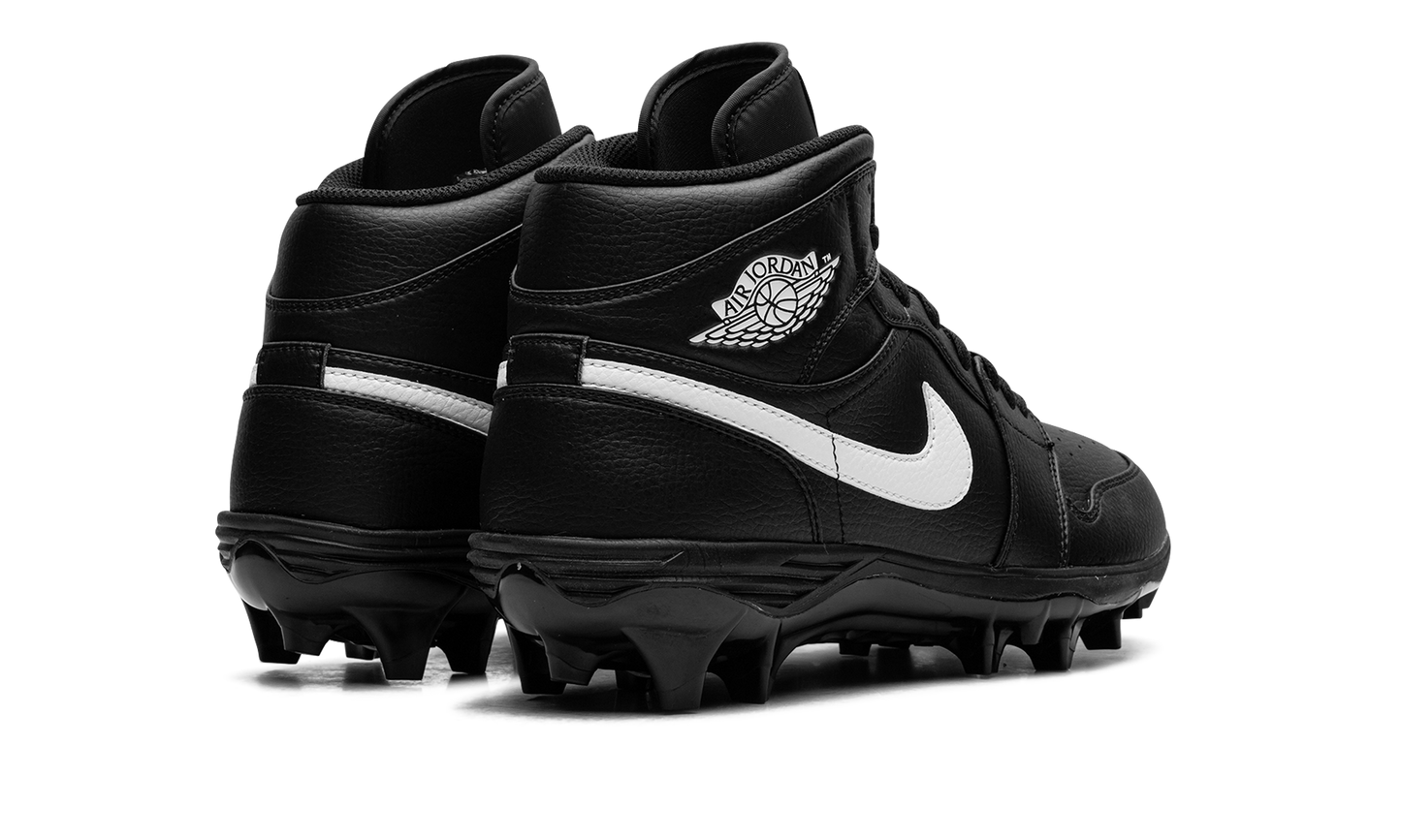 Jordan 1 Mid Cleat "Black / White"