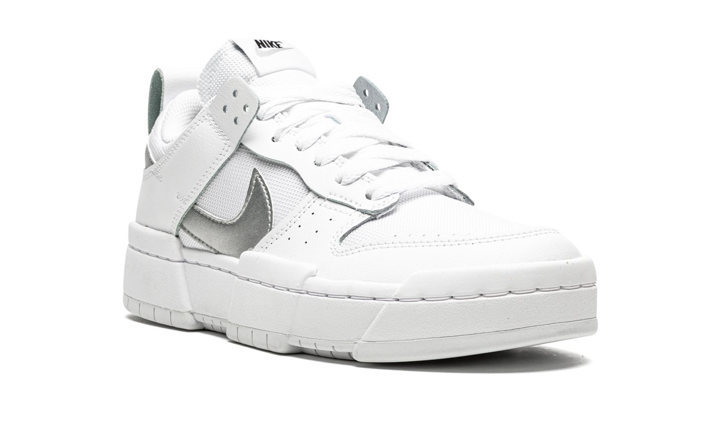 DUNK LO DISRUPT MNS WMNS "White Silver"