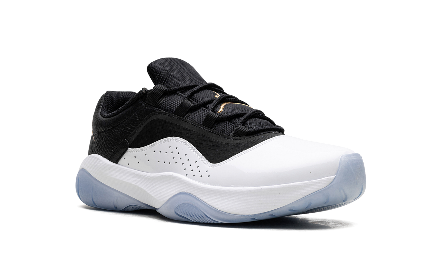 Air Jordan RETRO 11 CMFT LOW "BLACK WHITE GOLD"