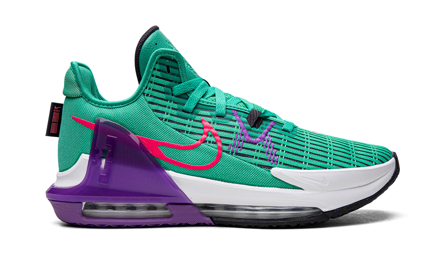 LeBron Witness VI "Clear Emerald / Wild Berry"