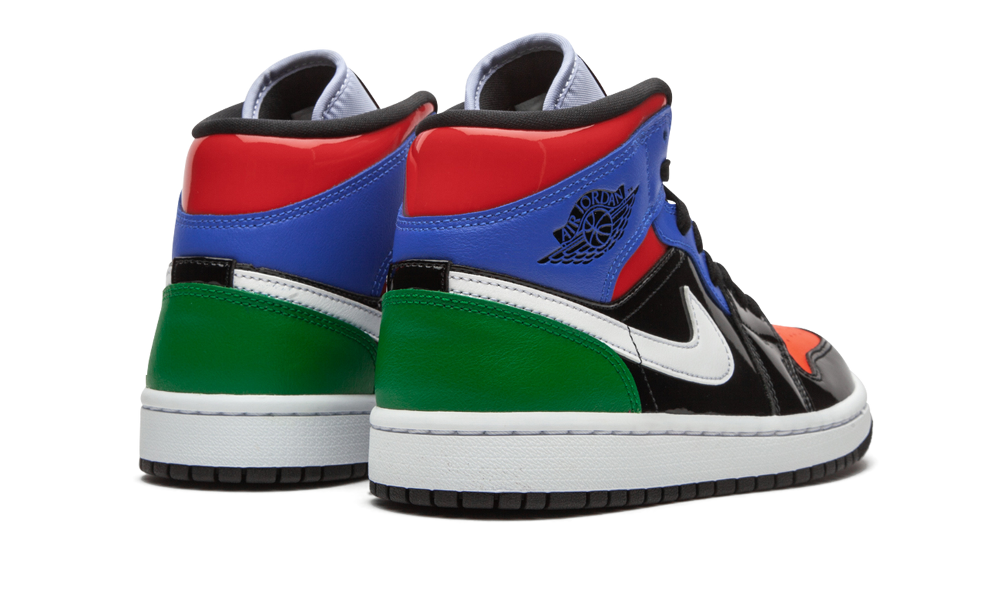 AIR JORDAN 1 MID SE WMNS "Multicolor Patent"