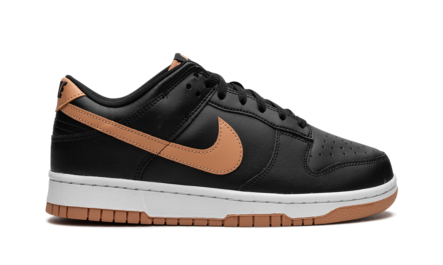 Dunk Low "Black / Amber Brown"