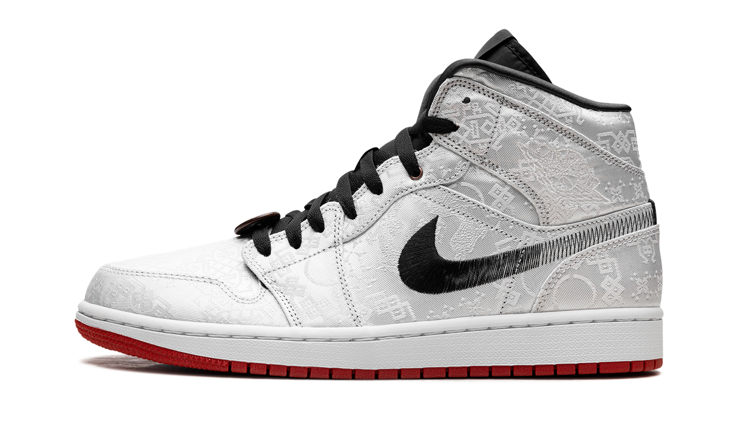 Air Jordan 1 Mid "Fearless Edison Chen - Clot Silk"