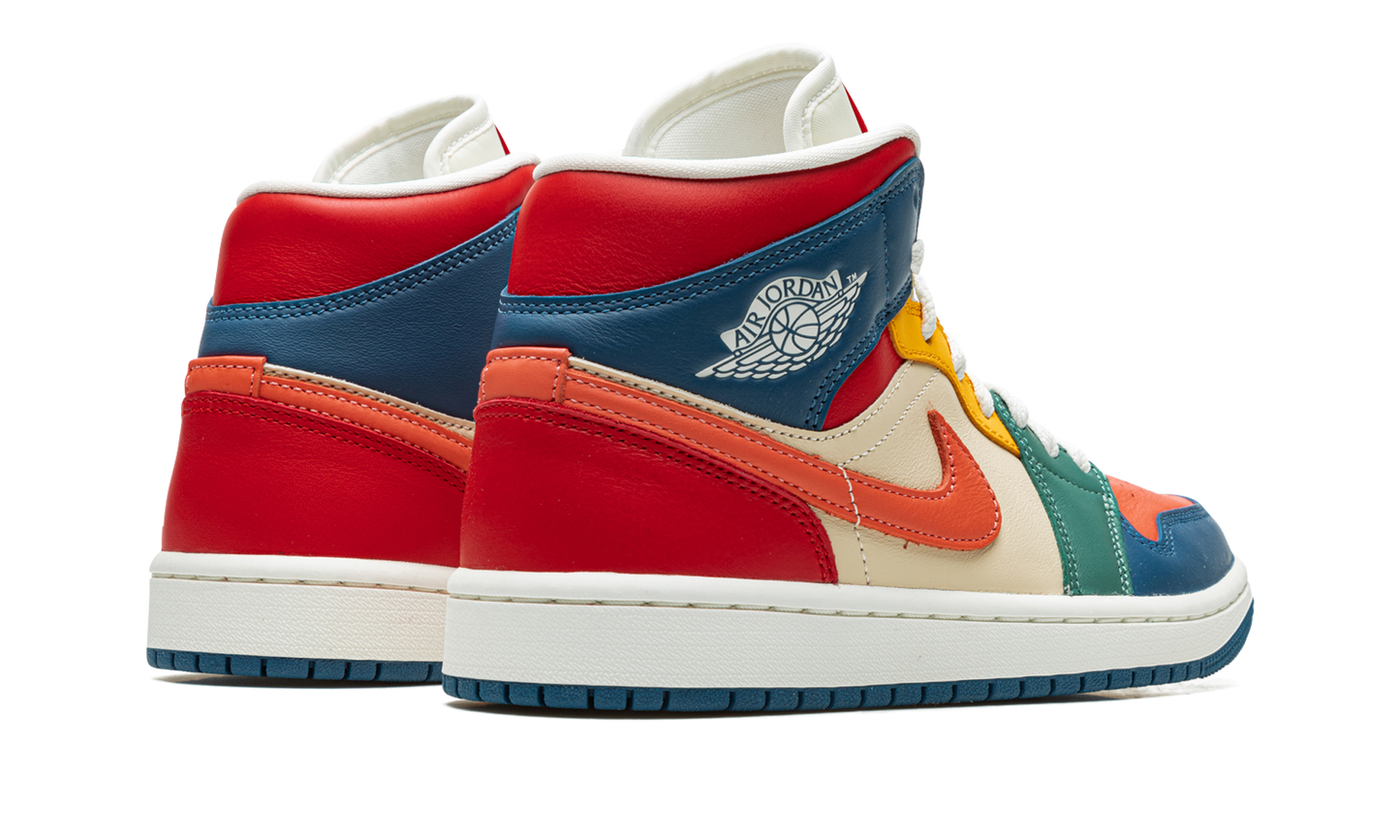 AIR JORDAN 1 MID SE WMNS "Multi-Color"