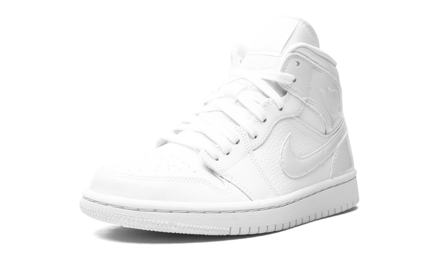 AIR JORDAN 1 MID WMNS "Triple White"