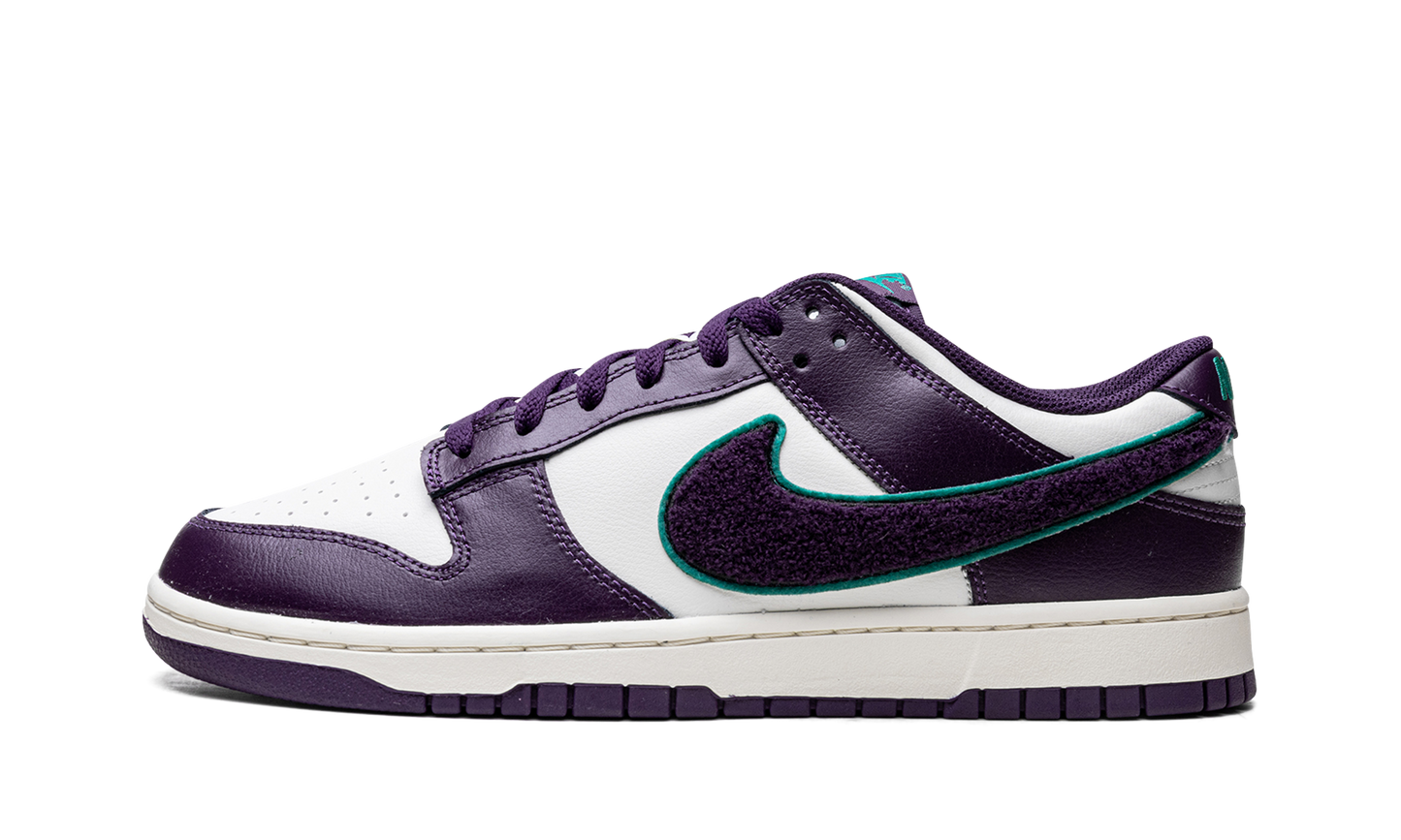Dunk Low "Chenille Swoosh - Grand Purple"