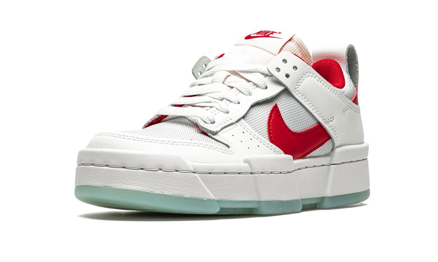 DUNK LO DISRUPT WMNS "Summit White / Gym Red"