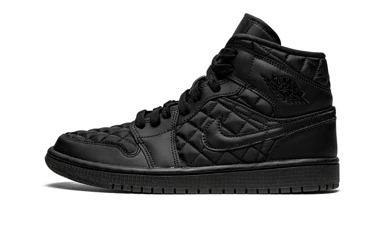 AIR JORDAN 1 MID QUILTED WMNS "Black"