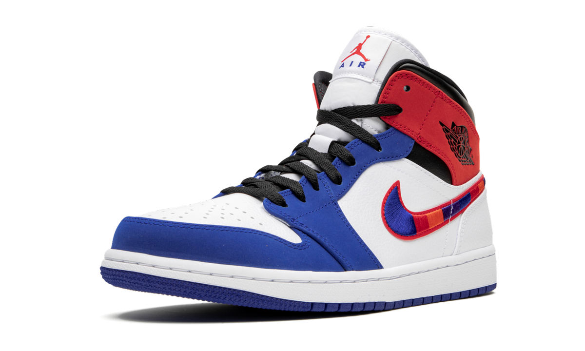 Air Jordan 1 Mid "Multicolor Swoosh"