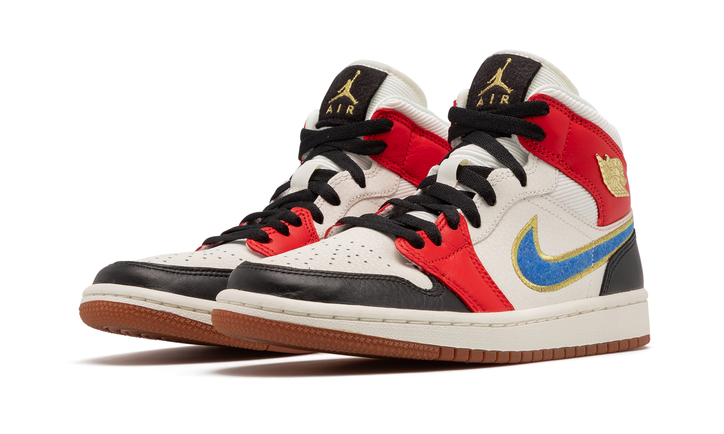 AIR JORDAN 1 MID SE WMNS "Let(Her)Man"