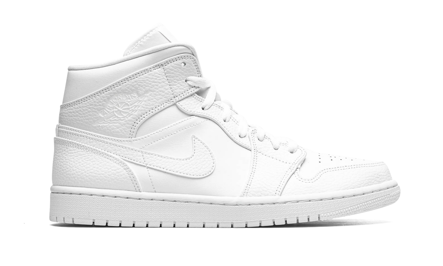 Air Jordan 1 Mid "Triple White"