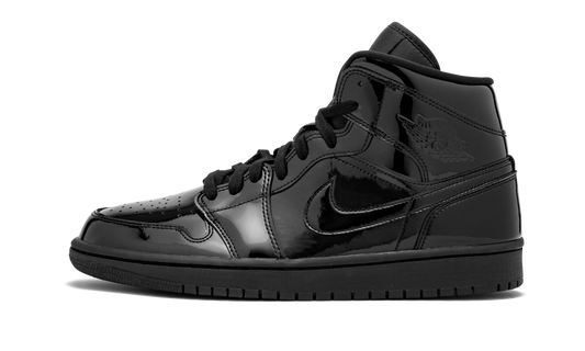 AIR JORDAN 1 MID WMNS "Black Patent Leather"