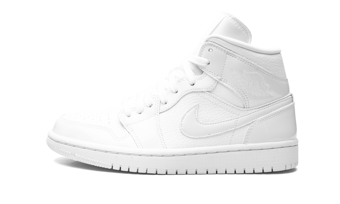 AIR JORDAN 1 MID WMNS "Triple White"