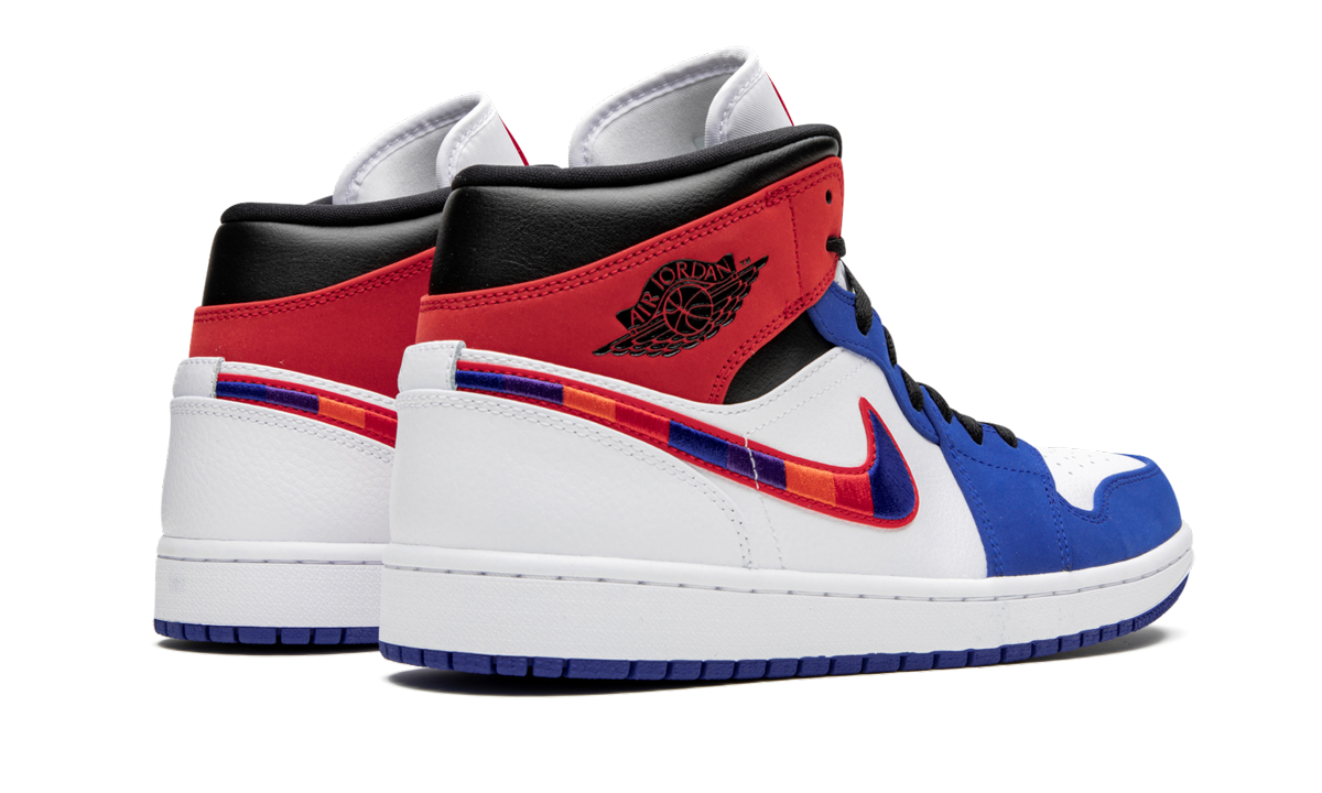 Air Jordan 1 Mid "Multicolor Swoosh"