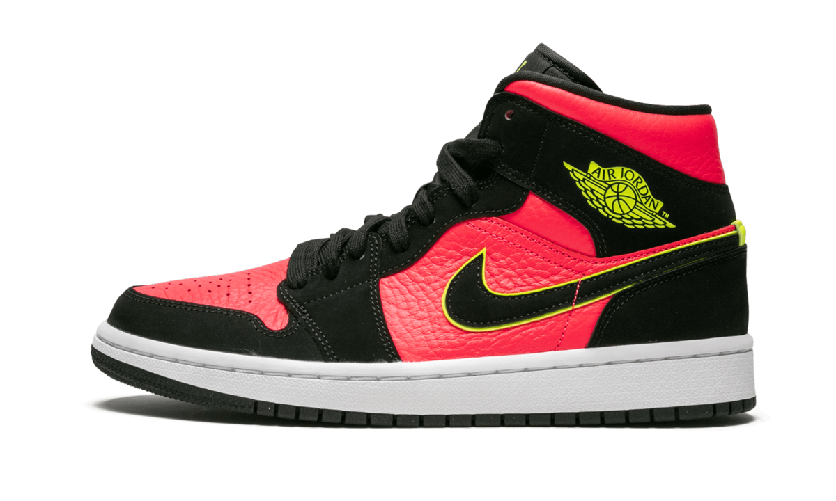 AIR JORDAN 1 MID WMNS "Hot Punch / Volt"