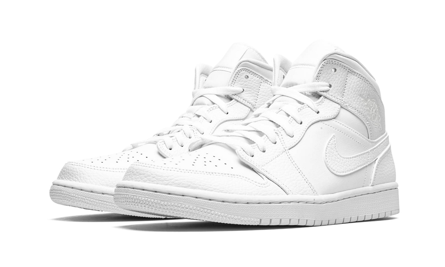 Air Jordan 1 Mid "Triple White"