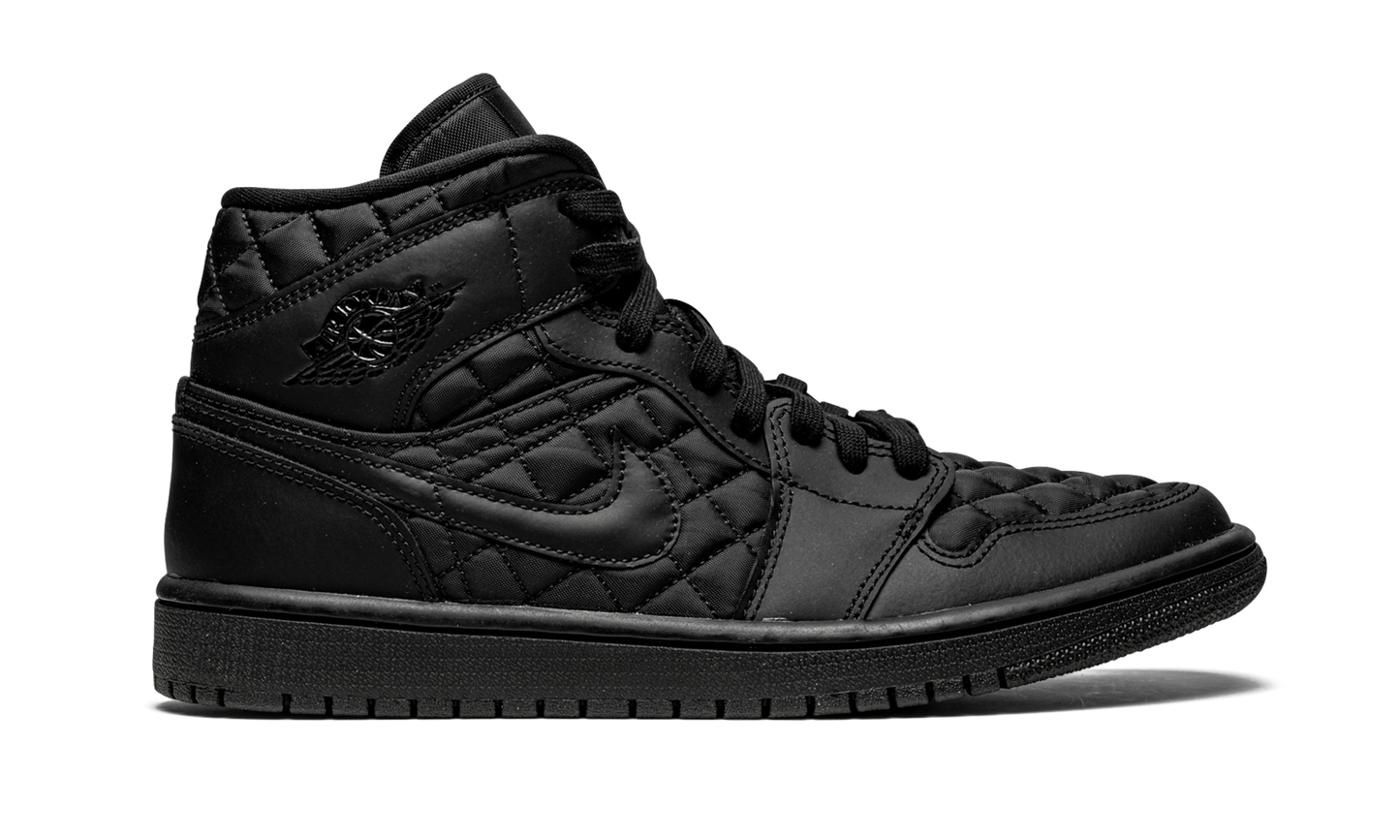 AIR JORDAN 1 MID QUILTED WMNS "Black"