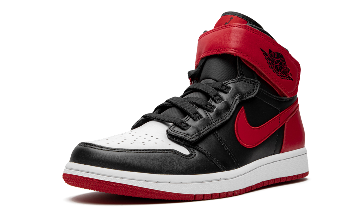 Air Jordan 1 HI Flyease "Bred White Toe"